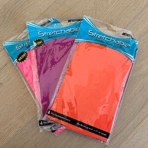 Set Of 3 Colarr Jumbo Stretchable 9x11 Inch Book Covers Brand New.